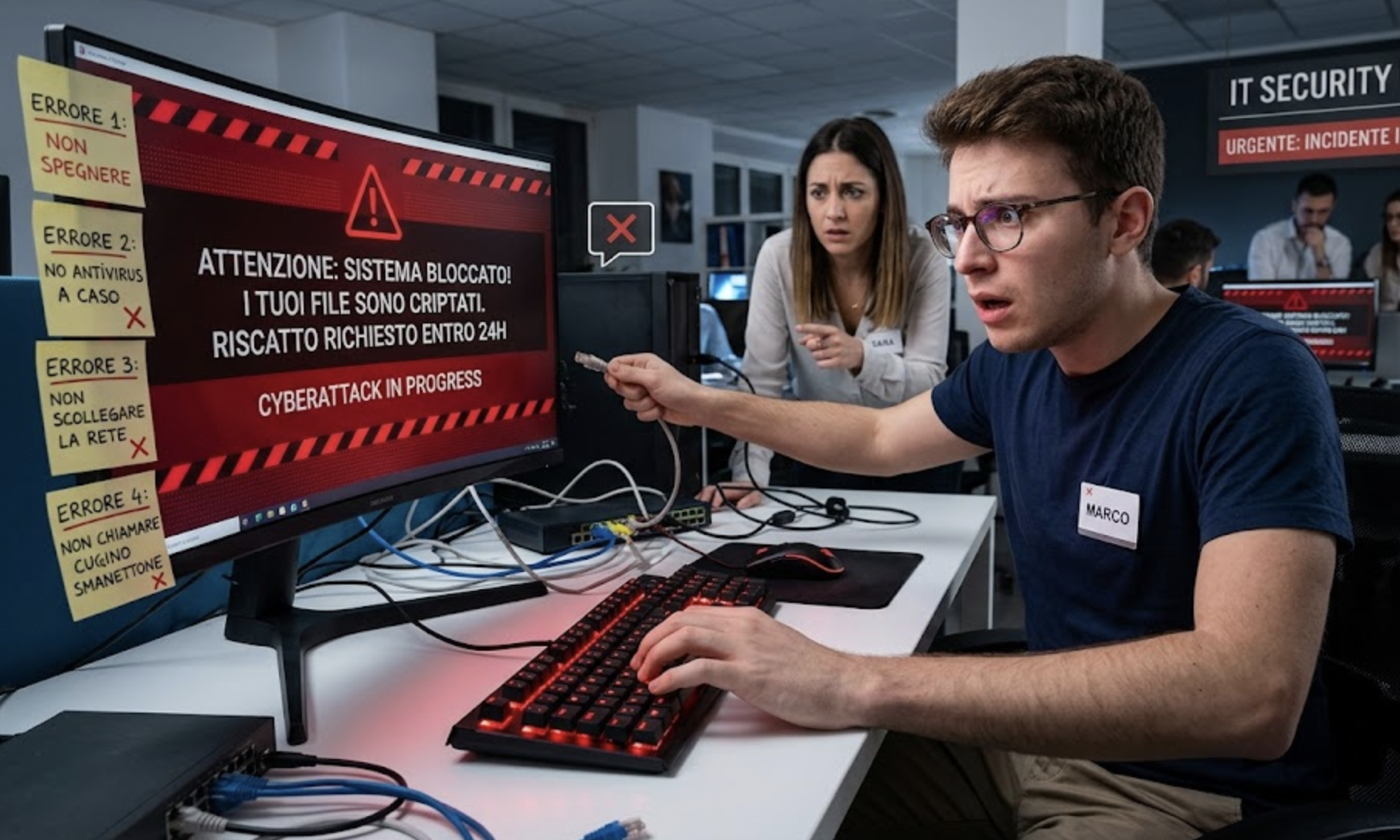 attacco informatico cyber secuorty novara