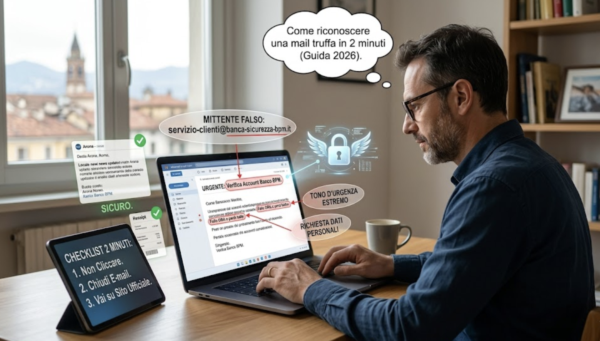 attenzione alle mail truffa
